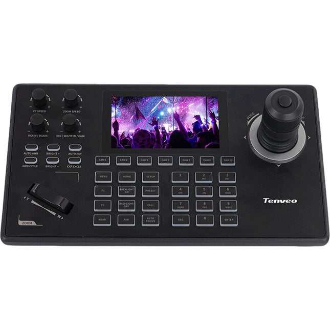 Tenveo KB200 MAX Controlador de Cámara con Pantalla LCD 5" y 7 Botones de Selección