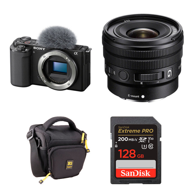 Sony ZV-E10 Cámara sin Espejo 24.2MP 10-20mm f4 Kit Básico