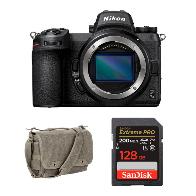 Nikon Z7 II Cámara Sin Espejo 45.7MP UHD 4K 128GB tarjeta memoria