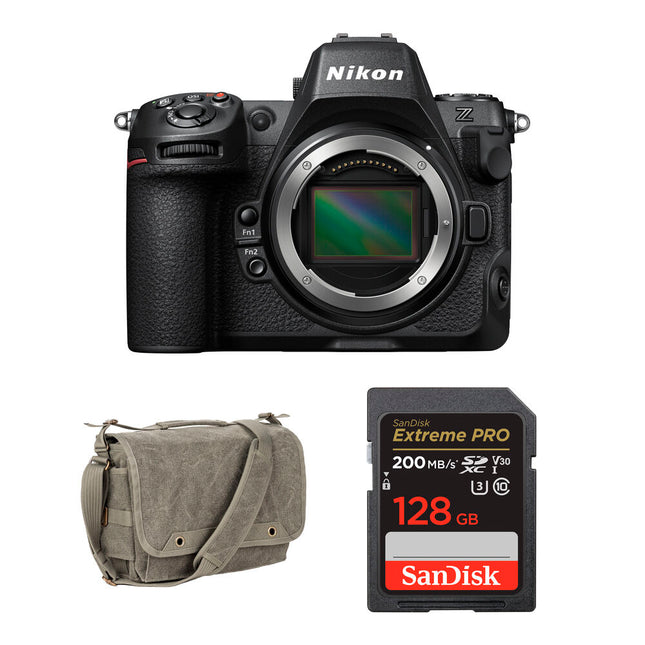 Nikon Z8 Cámara sin Espejo 45.7MP 8.3K 60p con Bolsa y Tarjeta 128GB