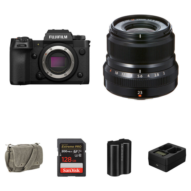 FUJIFILM X-H2 Cámara sin Espejo 40MP X-Trans 7-Stops Estabilización + Kit Completo