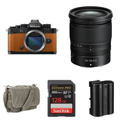Nikon Zf cámara sin espejo con lente 24-70mm f4 y tarjeta 128GB
