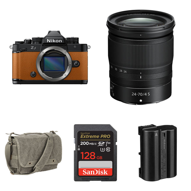 Nikon Zf cámara sin espejo con lente 24-70mm f4 y tarjeta 128GB