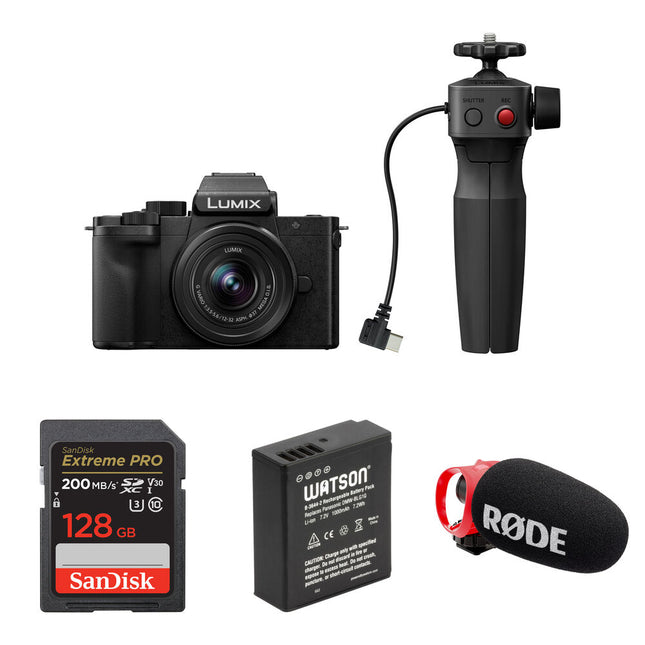 Panasonic LUMIX G100D Cámara sin Espejo 20.3MP 4K con Kit Creación Contenido