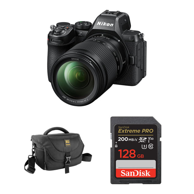 Nikon Z5 II Cámara sin Espejo 24.5MP 24-200mm f4-6.3 con Bolsa y SD 128GB