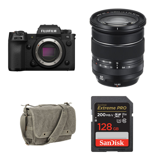 FUJIFILM X-H2S Cámara sin Espejo 40MP 8K 16-80mm f4 Kit Completo