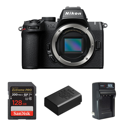 Nikon Z50 II Cámara sin Espejo 20.9MP 4K 128GB Kit Essentials+