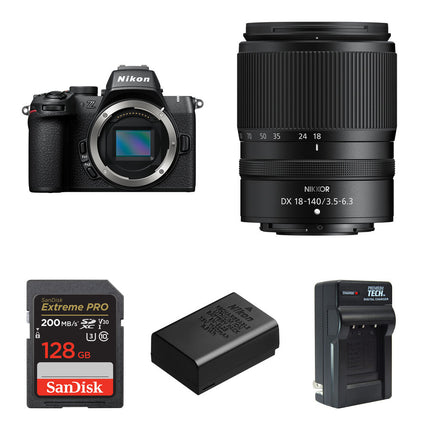 Nikon Z50 II Cámara sin Espejo 20.9MP 4K UHD 18-140mm Kit Completo
