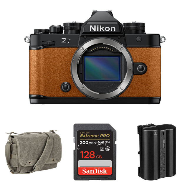 Nikon Zf Cámara sin Espejo 24.5MP 4K con Kit Essentials+ Naranja
