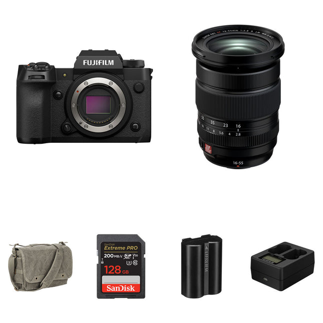 FUJIFILM X-H2 Cámara sin Espejo 40MP Estabilización 7-Stop Kit Esencial