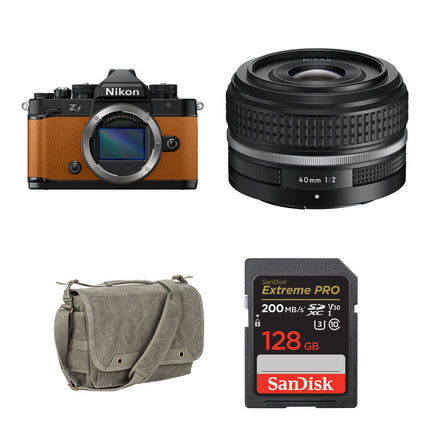 Nikon Zf cámara sin espejo con lente 40mm f2 bolsa y tarjeta 128GB