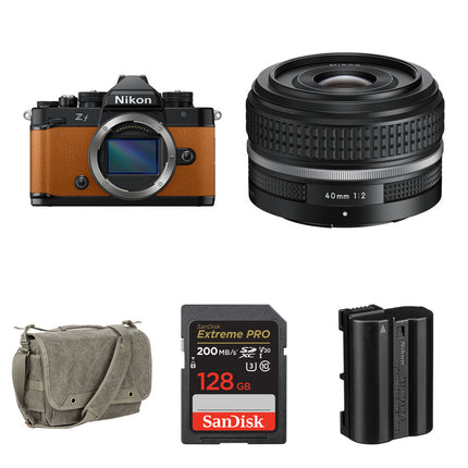 Nikon Zf Cámara Sin Espejo 24.5MP 4K con Lente 40mm f2 y Kit Essentials+