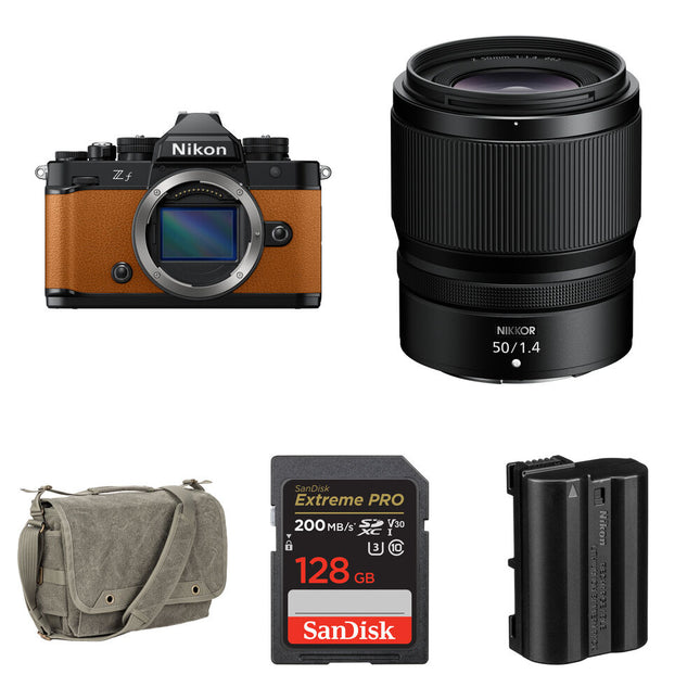 Nikon Zf Cámara Sin Espejo con Lente 50mm f1.4 24.5MP y Kit Essentials Plus