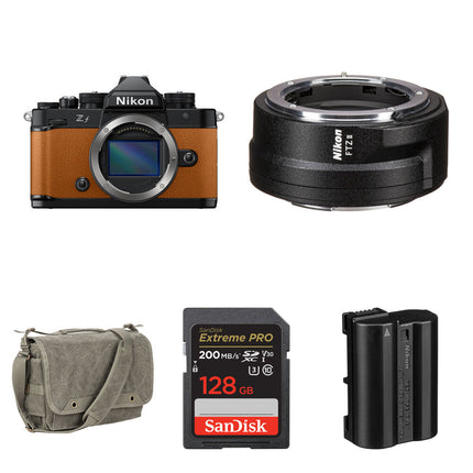 Nikon Zf Cámara Sin Espejo 24.5MP 4K 30p Adaptador FTZ II Kit Completo