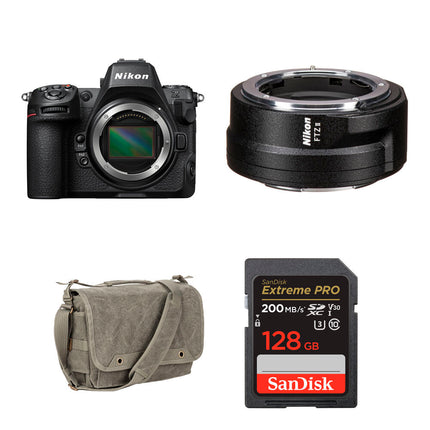 Cámara Sin Espejo Nikon Z8 45.7MP 20 fps Bolsa y Tarjeta 128GB