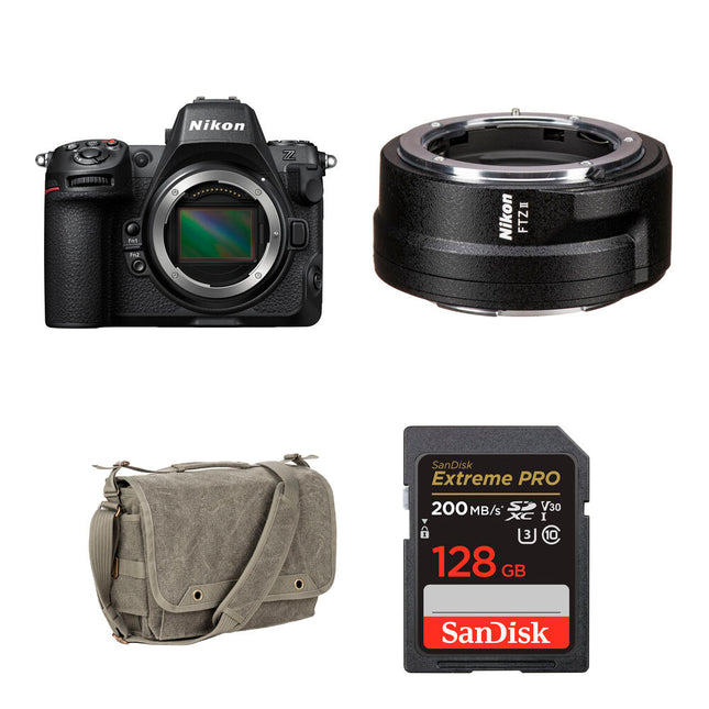 Cámara Sin Espejo Nikon Z8 45.7MP 20 fps Bolsa y Tarjeta 128GB
