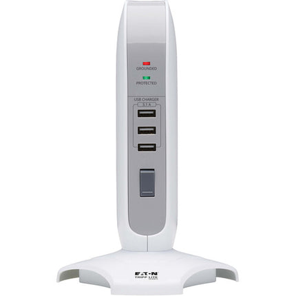 Tripp Lite TLP66USB Protector contra Sobretensiones Torre 5 Salidas 1200 Julios 3 Puertos USB