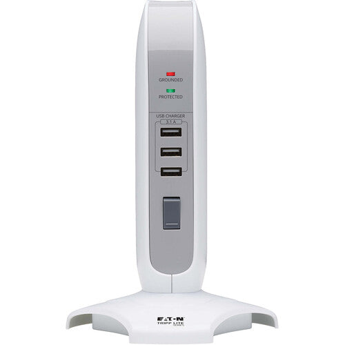 Tripp Lite TLP66USB Protector contra Sobretensiones Torre 5 Salidas 1200 Julios 3 Puertos USB