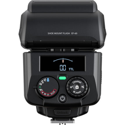 FUJIFILM EF-60 Flash de Montura con Control Inalámbrico y Zoom 24-200mm