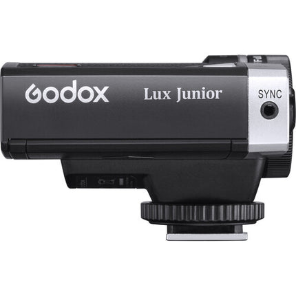 Godox Lux Junior Flash Retro para Cámara Negro Potencia GN 39.4 ISO 100