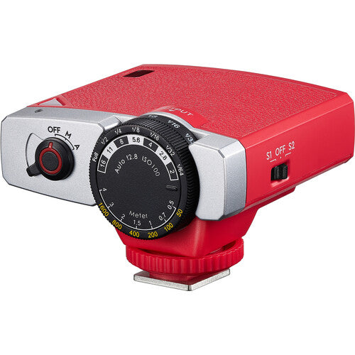 Godox Lux Junior Retro Flash para Cámara Potencia GN39.4 ISO100 28mm Rojo