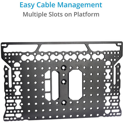 Proaim Universal Plus Plataforma para Laptop con Gestión de Cables y Montura Arca con Soporte para hasta 0.9" de Grosor