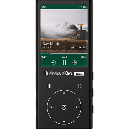 Samvix iBusiness eXtra Reproductor MP3 16GB Bluetooth Negro
