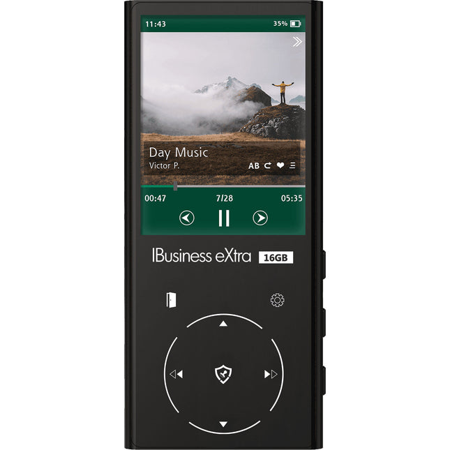 Samvix iBusiness eXtra Reproductor MP3 16GB Bluetooth Negro