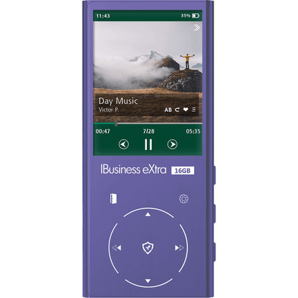 Samvix iBusiness eXtra Reproductor MP3 16GB Bluetooth Morado