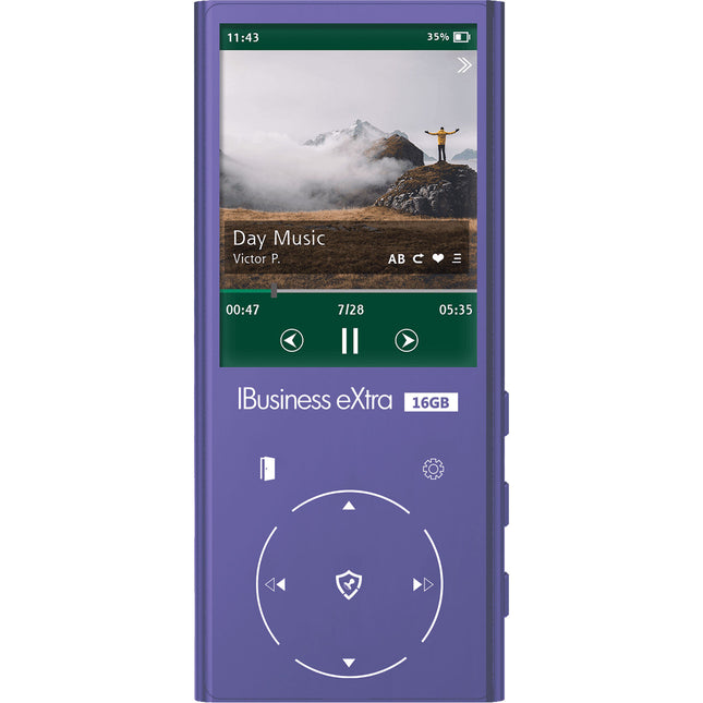 Samvix iBusiness eXtra Reproductor MP3 16GB Bluetooth Morado