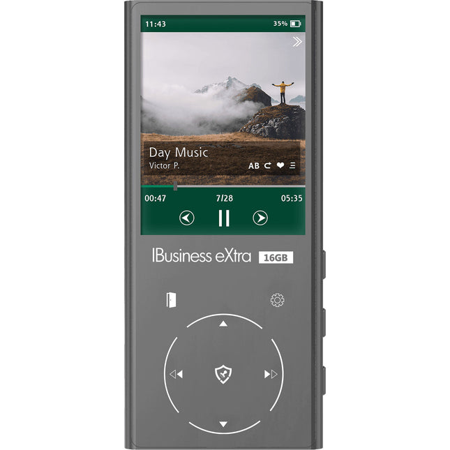 Samvix iBusiness eXtra 16GB Reproductor MP3 Plata Bluetooth Pantalla Táctil