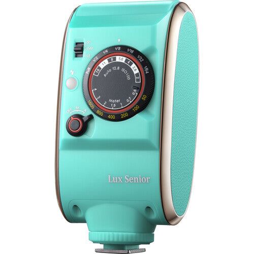 Godox Lux Senior Flash de cámara retro Verde Menta 46 GN ISO 100 batería recargable