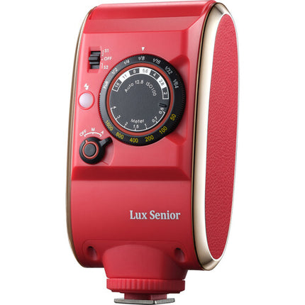 Godox Lux Senior Flash Retro Rojo Número Guía 46 ISO 100 cobertura 28mm