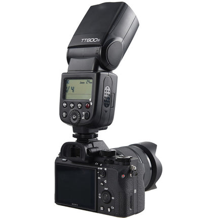 Godox TT600 Thinklite Flash para cámaras Sony GN 197 Radio 2.4GHz Kit con mini trípode y funda