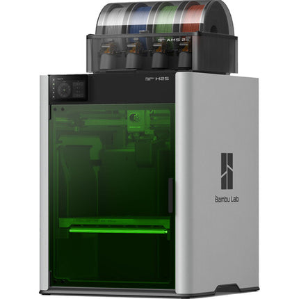 Bambu Lab H2S AMS Impresora 3D FDM 34x32x34 cm Cámara Activa y AMS 2 Pro