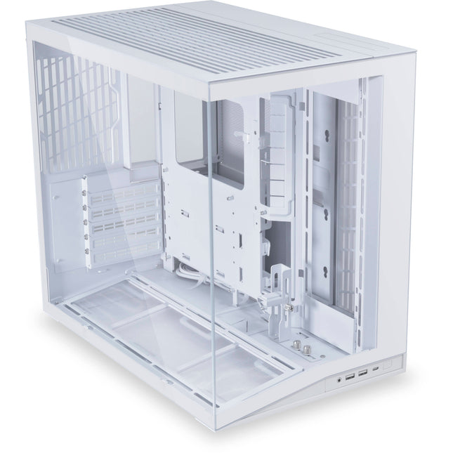 Lian Li O11 Dynamic Mini V2 Blanco Caja PC compatible ATX con soporte refrigeración líquida y 5 ranuras de expansión
