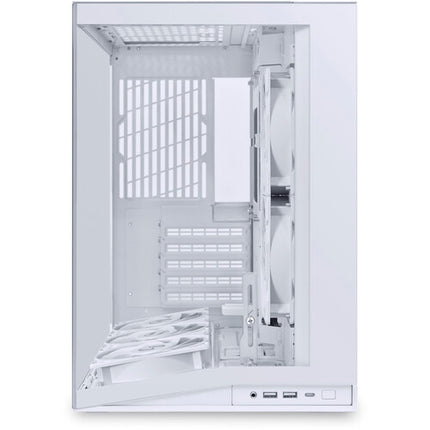Lian Li O11 Dynamic Mini V2 Flow Blanco Caja PC con 5 Ventiladores 120mm y Soporte Para GPUs Hasta 15.7 Pulgadas