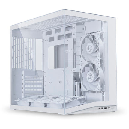 Lian Li O11 Dynamic Mini V2 Flow Blanco Caja PC con 5 Ventiladores 120mm y Soporte Para GPUs Hasta 15.7 Pulgadas