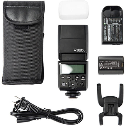 Godox V350C Flash para Canon Recargable Li-Ion 2.4 GHz 118' Guía
