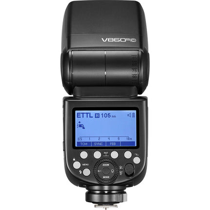 Godox Ving V860III Kit de Flash TTL para Canon Cobertura 20-200mm Batería Recargable Li-Ion