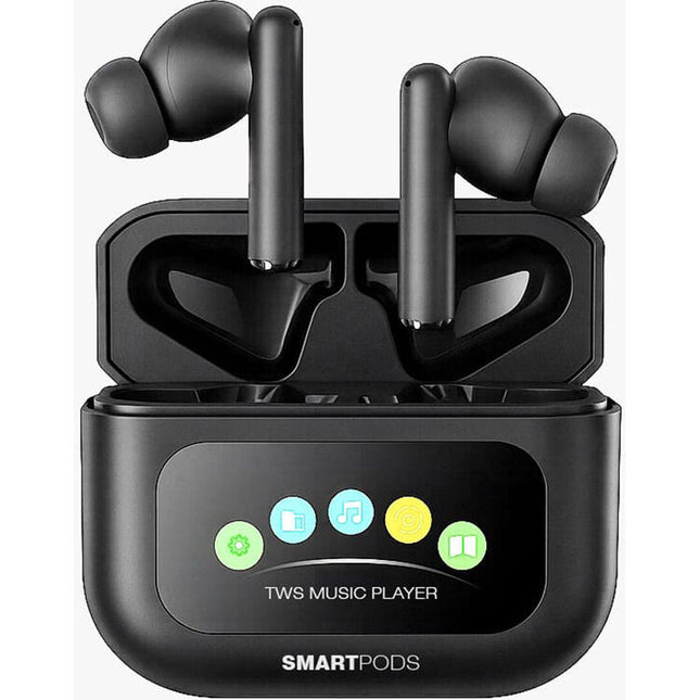 Samvix SmartPods Auriculares Inalámbricos con MP3 64GB Negro USB-C