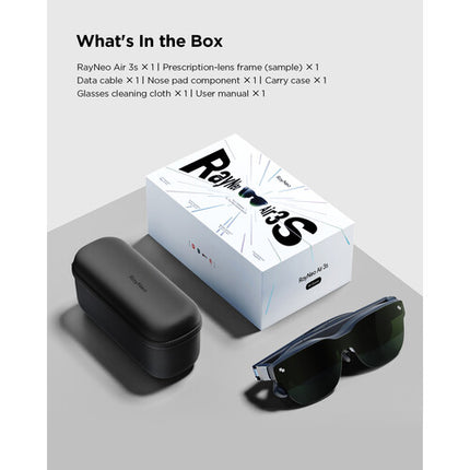 RayNeo Air 3s XR Gafas Micro-OLED 1080p 120Hz Luz Ambiente 650 nits