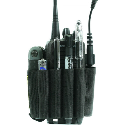 ON SET HEADSETS Walkie Caddie Cinturón para 7 Radios Portátiles Blanco