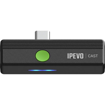 IPEVO CAST Dispositivo Compacto de Duplicación de Pantalla Inalámbrico 1080p60 Kit Transmisor y Receptor