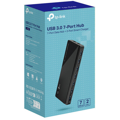 TP-Link UH720 Hub USB 7 Puertos USB 3.0 5 Gb/s y Carga Rápida 2.4A
