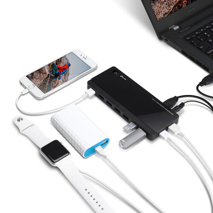 TP-Link UH720 Hub USB 7 Puertos USB 3.0 5 Gb/s y Carga Rápida 2.4A