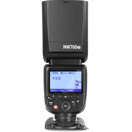 Neewer NW760-S Flash Speedlite TTL para Sony Potencia 76Ws Zoom 20-200mm con Mini Soporte y Funda