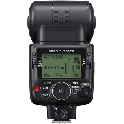 Nikon SB-700 AF Speedlight Flash con Zoom 24-120mm y GN 28 m