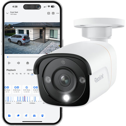 Reolink NVR 8 Canales 8MP con 2TB HDD y 8 Cámaras 12MP IP67