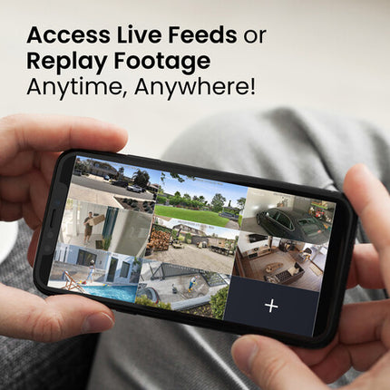 Reolink NVR 8 Canales 8MP con 2TB HDD y 8 Cámaras 12MP IP67